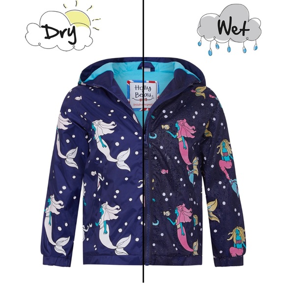 Holly & Beau Other - EPC Children’s Holly & Beau Magical Color-Changing Raincoat Mermaid Size 3/4yr